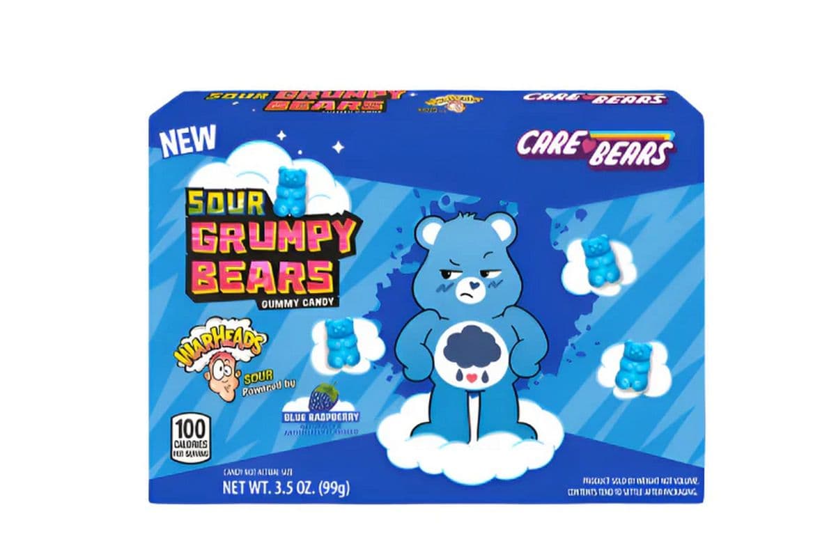 Warheads Sour Grumpy Bears Theatre Box