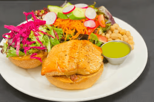 Wild Salmon Burger (Lunch and Dinner)