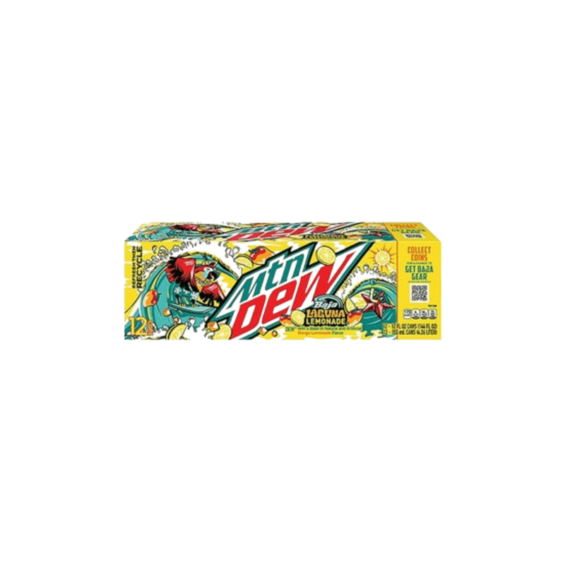 Baja Laguna Mountain Dew 12 Pack - USA