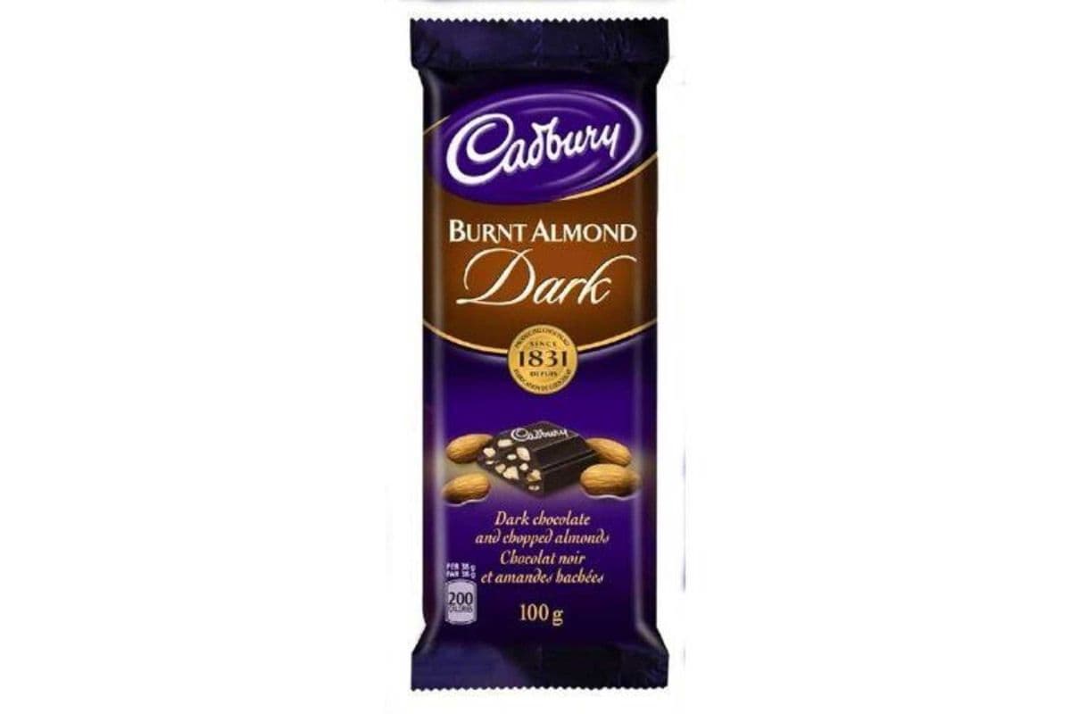 Dairy Milk Burnt Almond Dark Family Bar (100)
