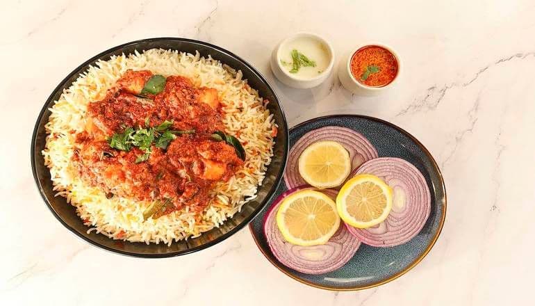 Karam Podi Paneer Biryani / Karam Podi Paneer Biryani