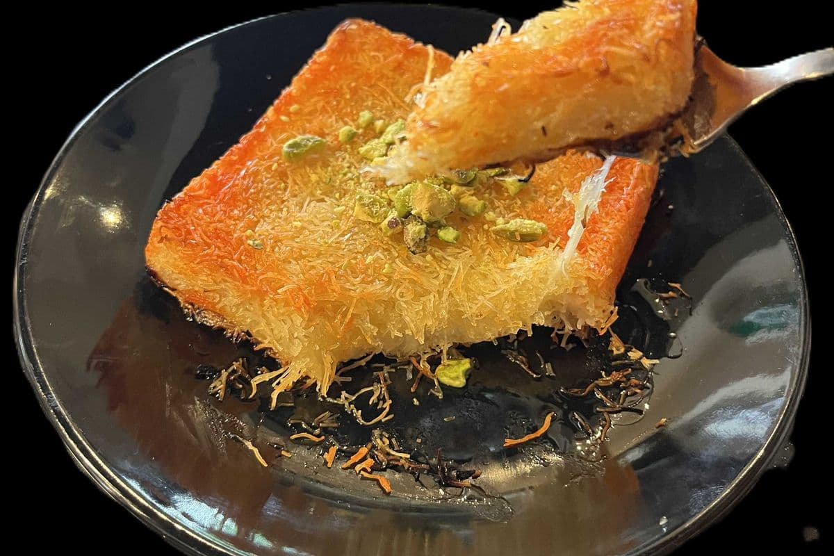 Crispy Kunafa with Cheese