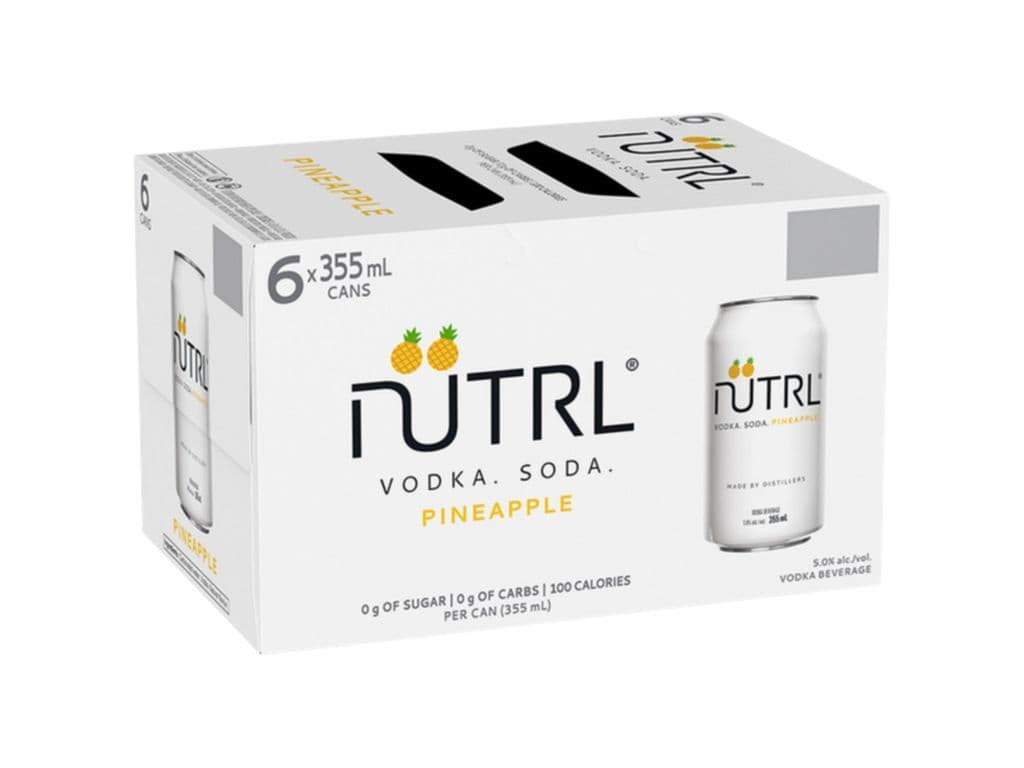 Nutrl Vodka Soda - Pineapple 6pk