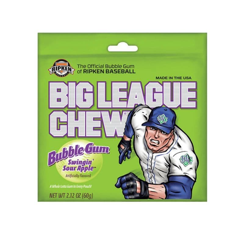 Big League Chew Sour Apple 60g