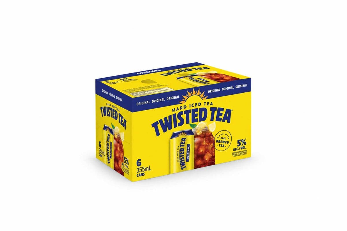 Twisted Tea Original Hard Iced Tea (6 x 355ml Can)
