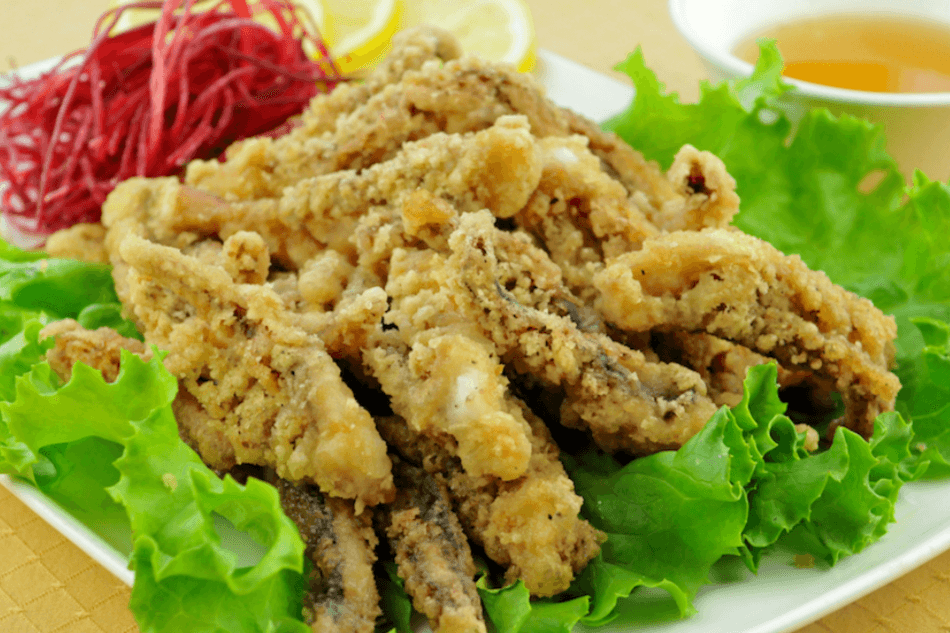 17. Deep-Fried Squid Tentacles