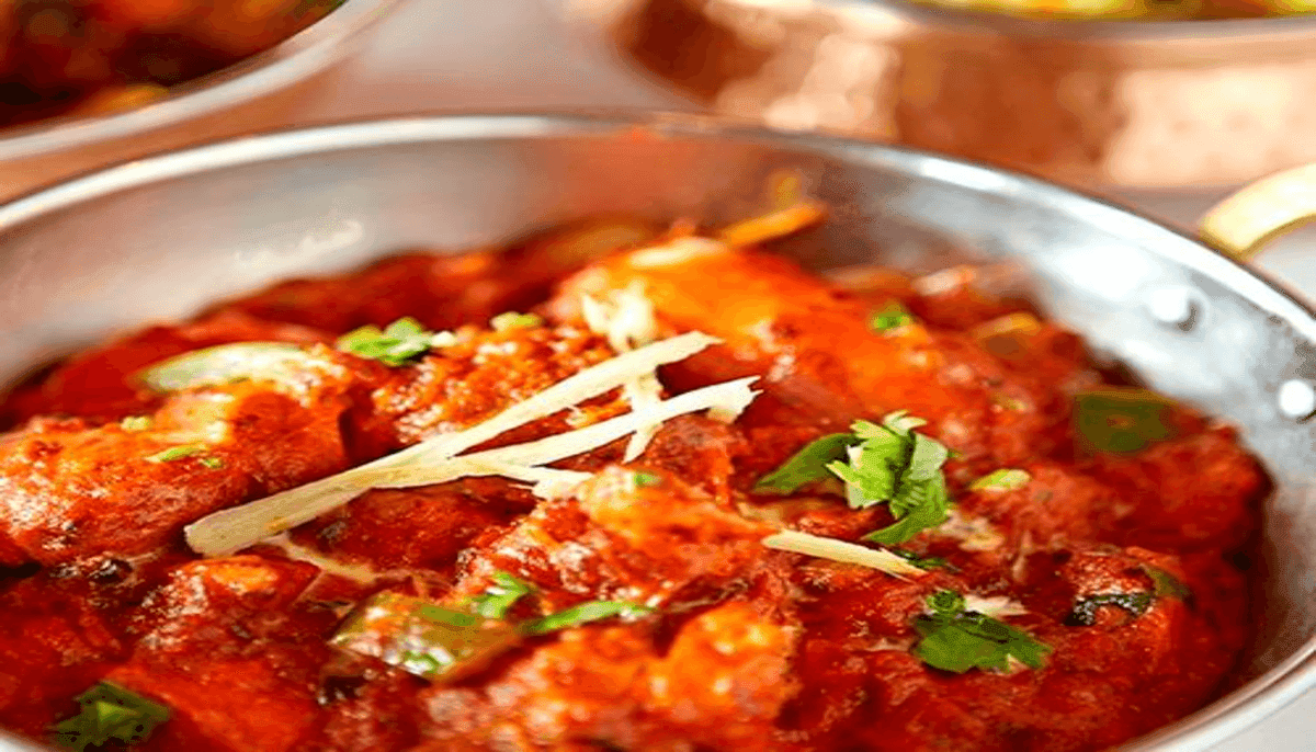 Fish Vindaloo Curry & a butter naan