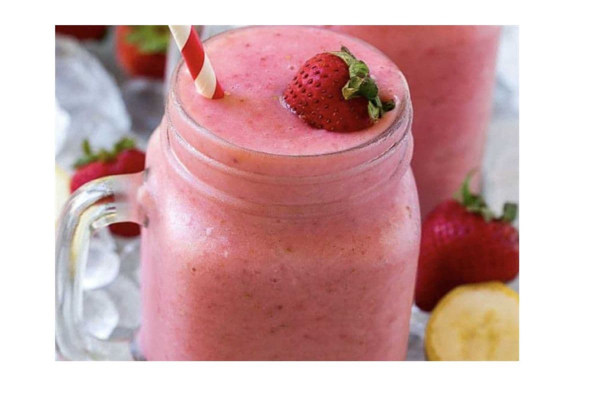 Strawberry Sunrise Smoothie | 100% REAL Fruits SM (16oz)