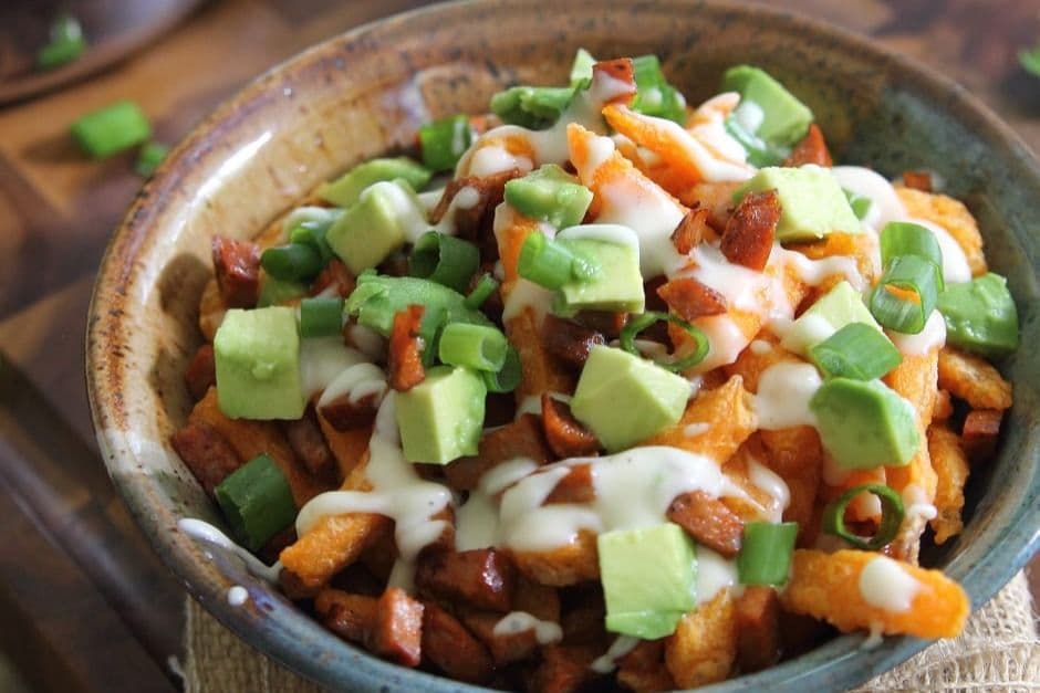Mexican Sweet Potato Poutine