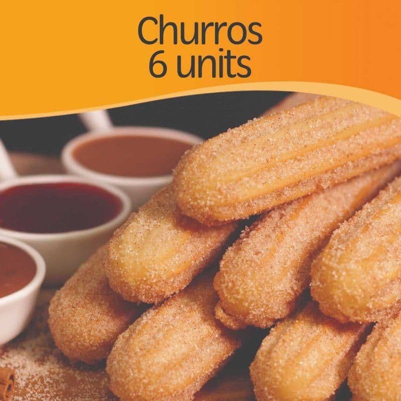 6 Jumbo Churros