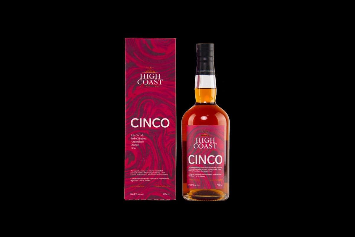 High Coast Cinco Sherry Cask (500 ml) (1 x 500ML)