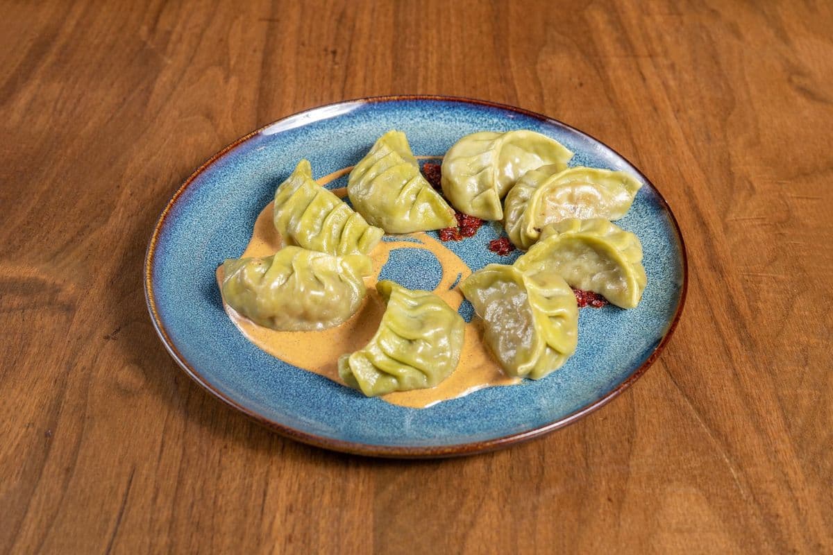 Cabbage momo (vegan)