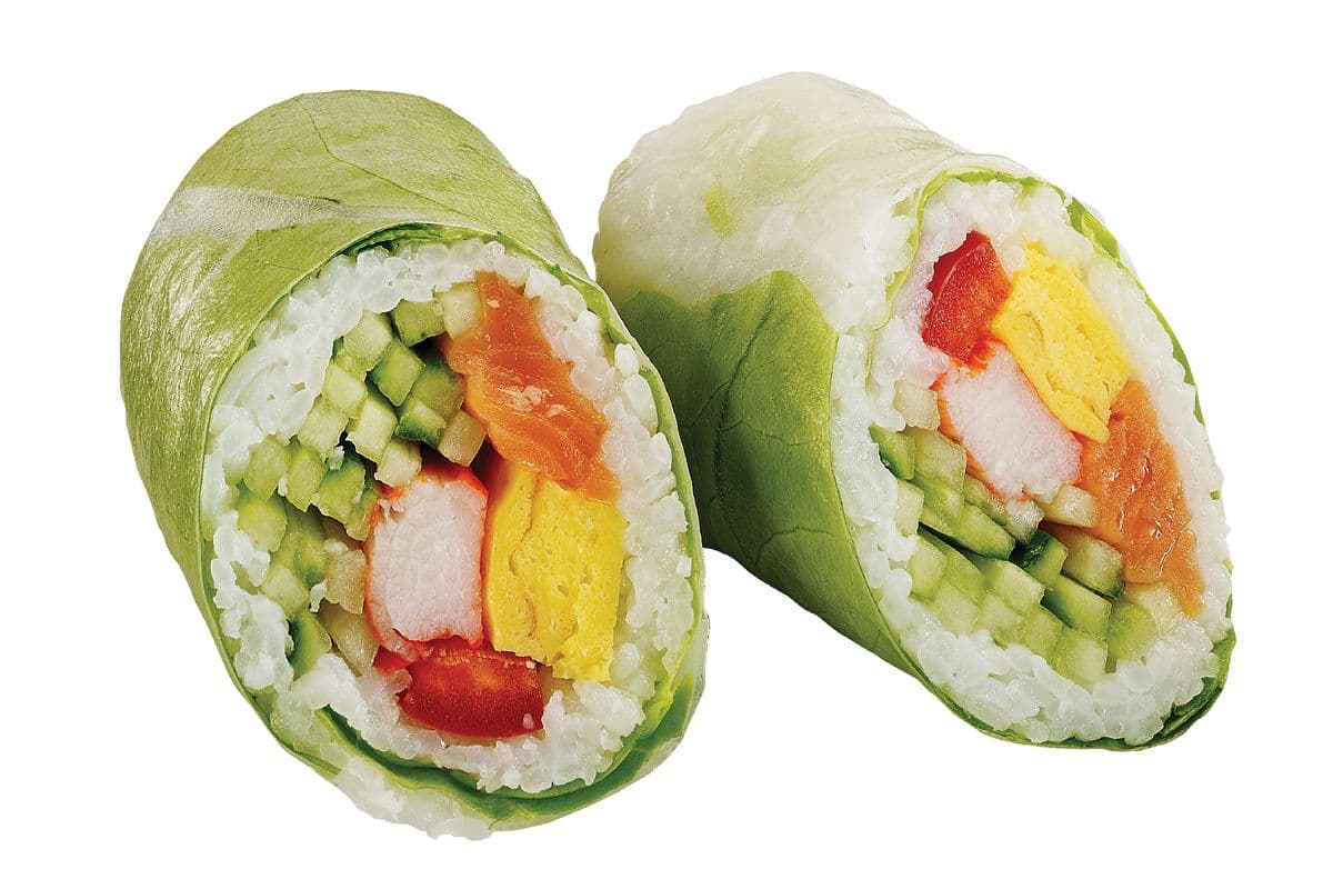 Salmon Spring Maki (2 pcs)