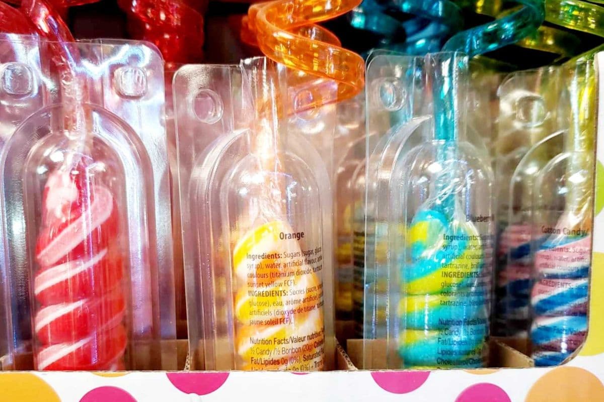 Crazy Pop Straws Orange (40 g)