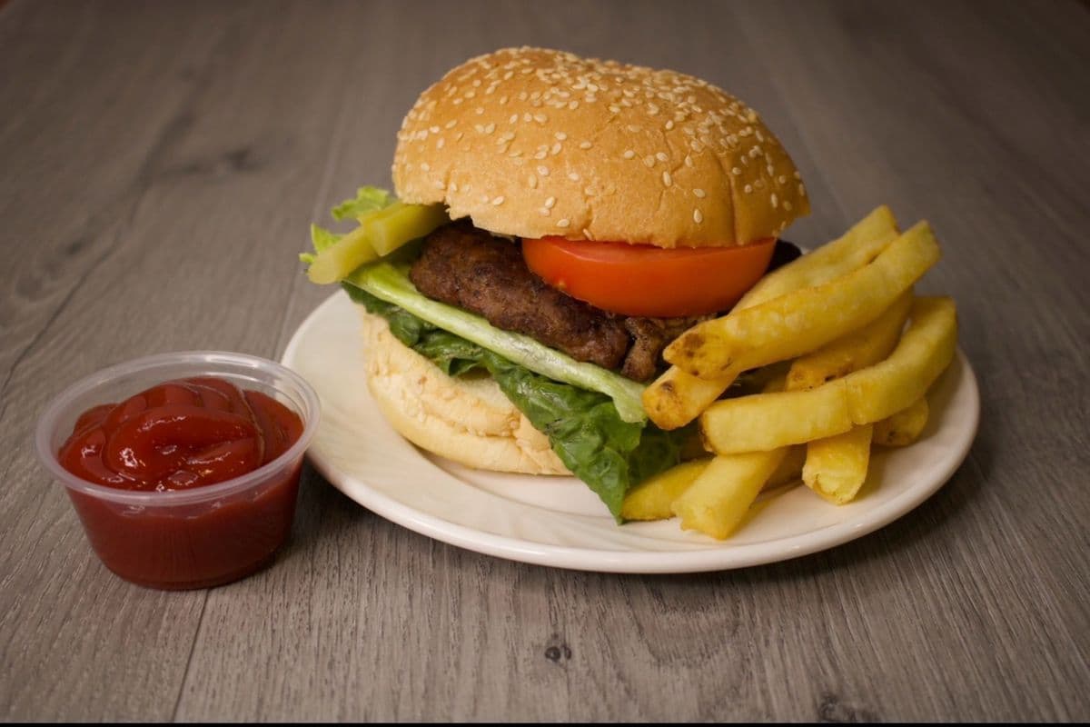 Beef burger combo
