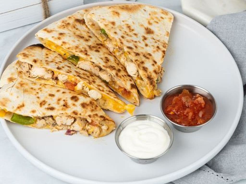 Grilled Chicken Quesadillas