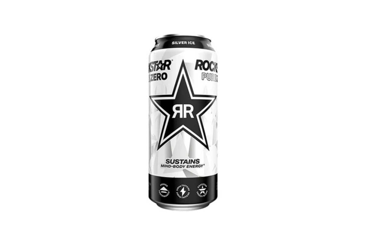 Rock Star Pure Zero Silver Ice (473 ml)
