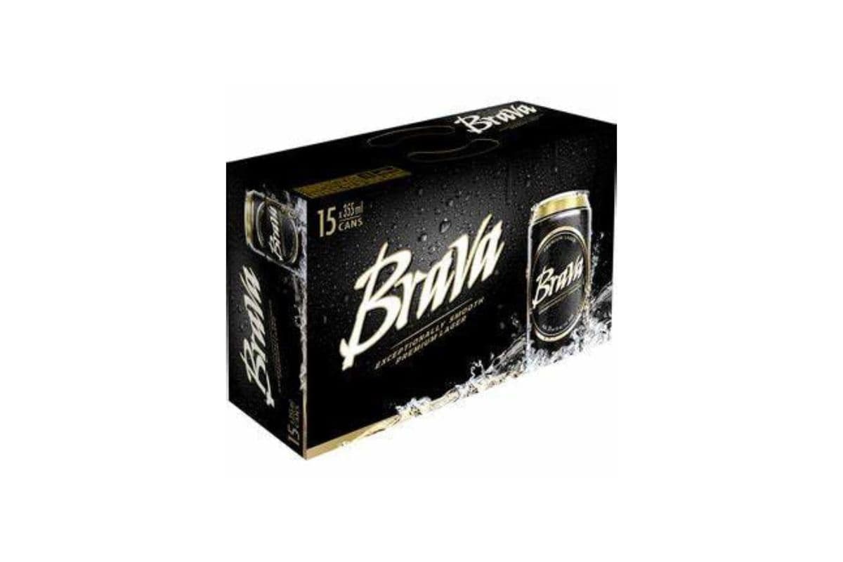 Brava Pale Lager (15 Cans) (1 x 15cans)