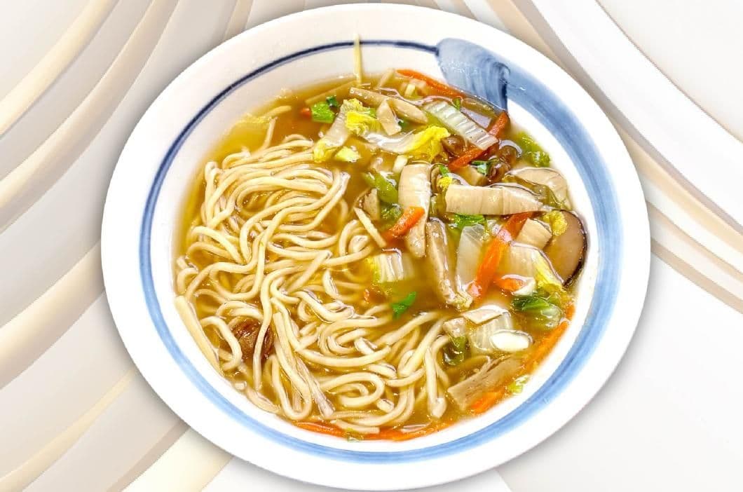 Vegetarian Gluten Pork Thick & Noodle / 素肉羹麵