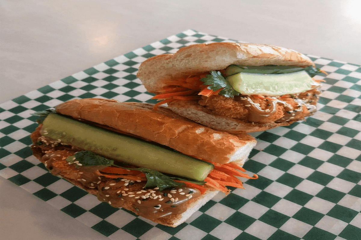 Sesame Fried Chicken Subs (Bánh Mì Gà Chiên Sốt Me)