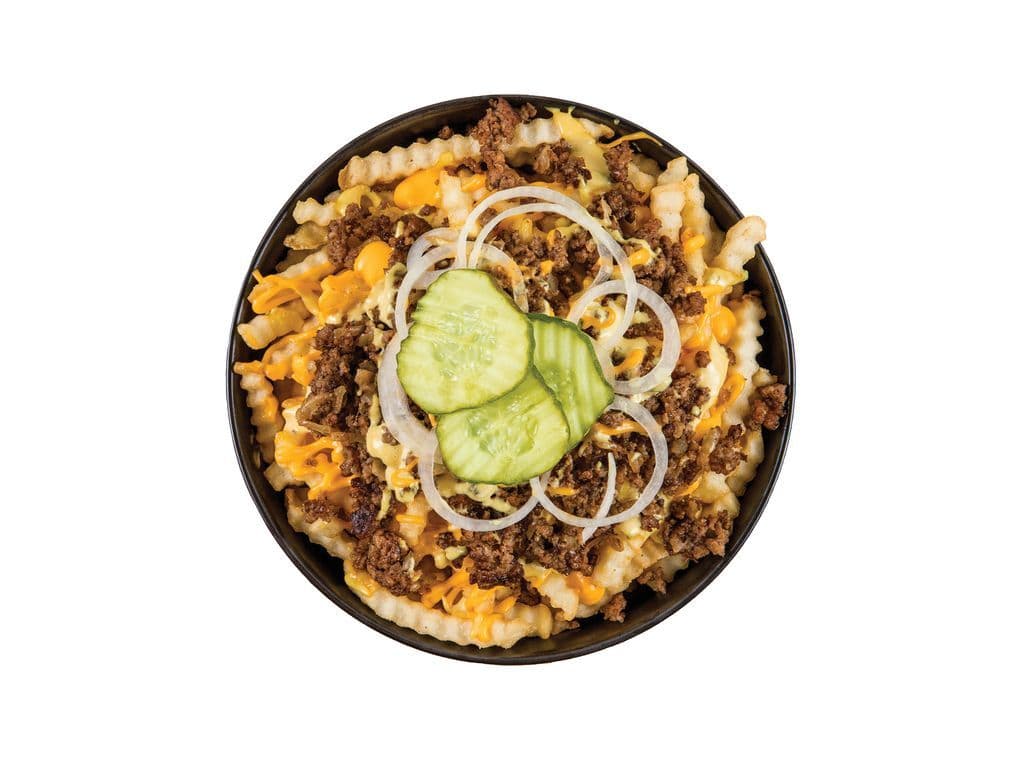 Cheeseburger Fries Large