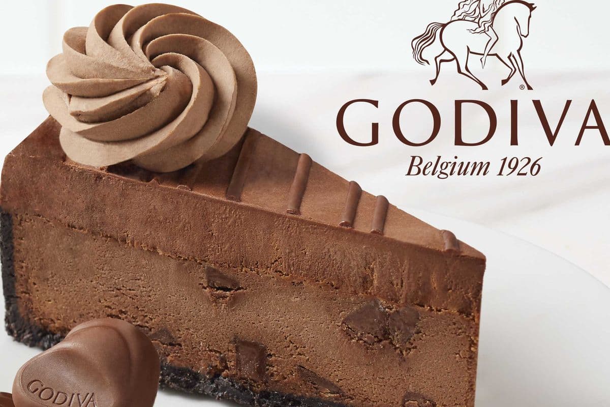 Godiva® Double Chocolate Cheesecake (Slice)