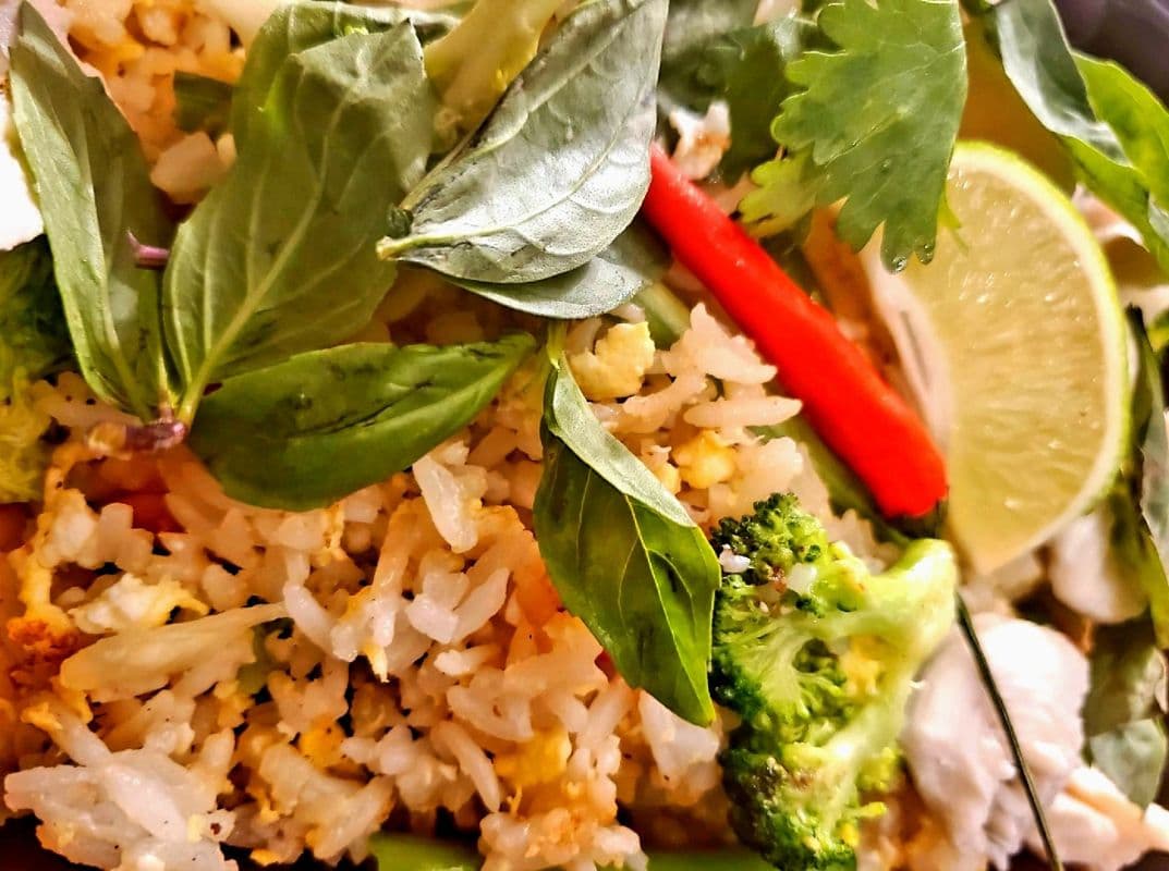 Thai Basil with Rice (Kao-Rad-Kraprow)