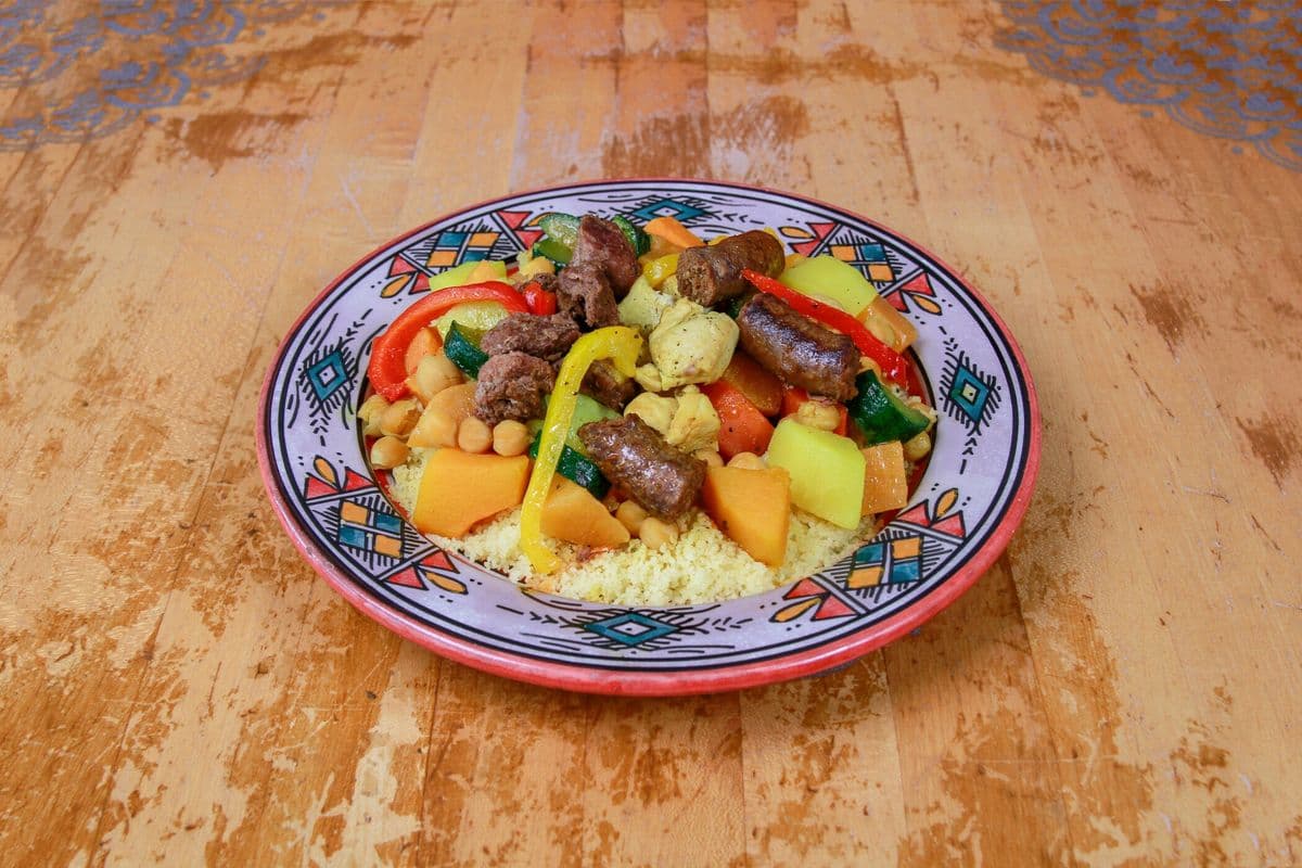 Plat couscous royal / Royal Couscous Dish