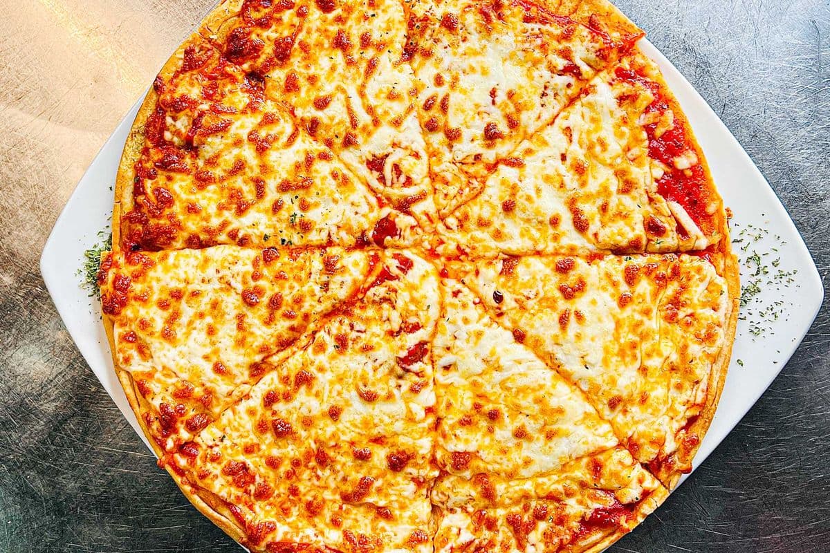 Kids' Mini Cheese Pizza and Caesar Salad