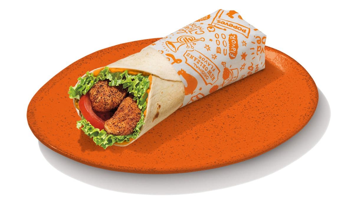 Spicy Blackened Mini Chicken Wrap