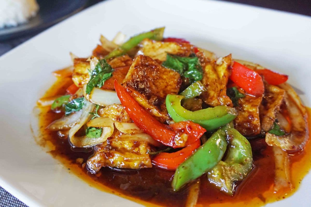 #26. Stir Fried Tofu and Peppers