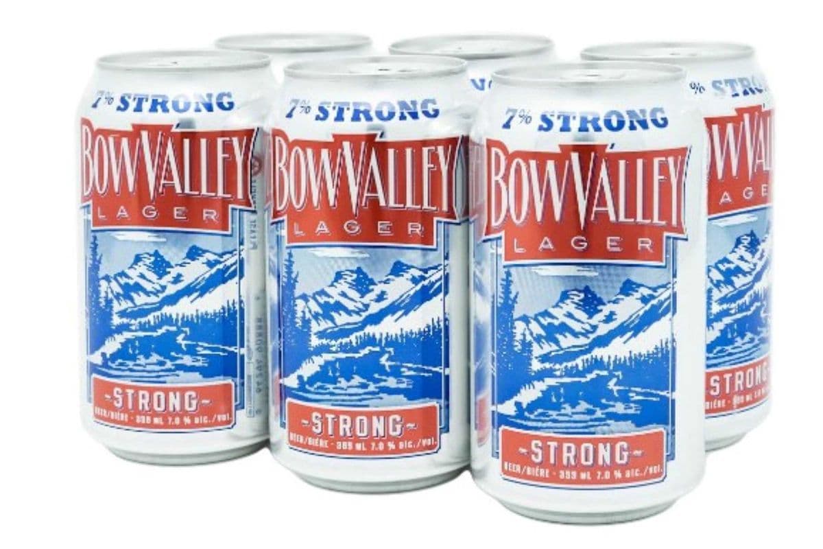 Bow Valley Lager Strong 6 x 355 ML Cans (1 x 355ml)