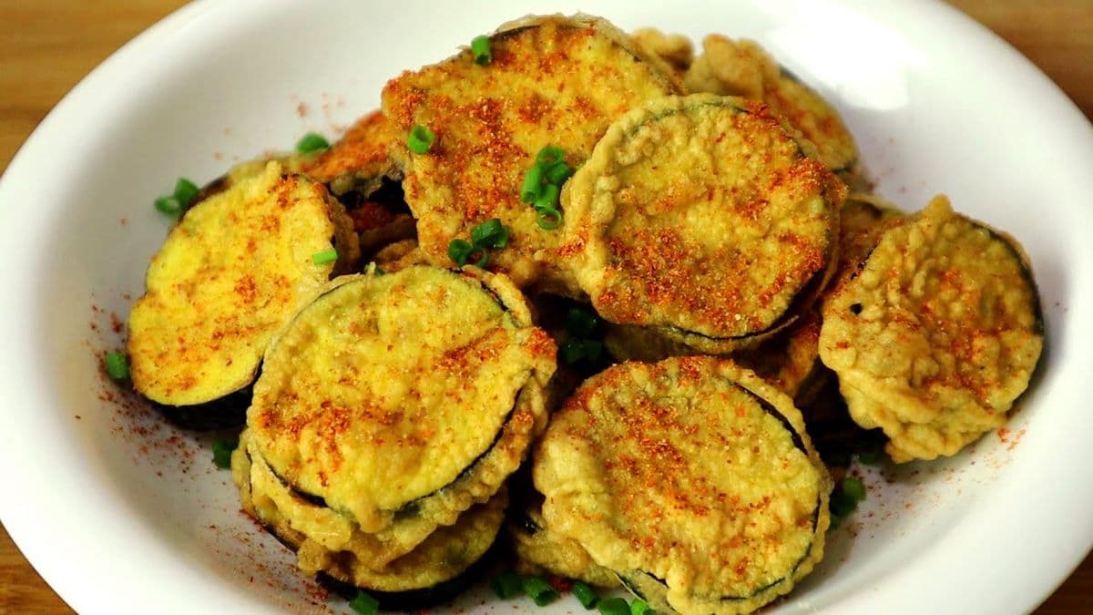 Deep Fried Eggplants with Peppery Salt / 避風塘茄子