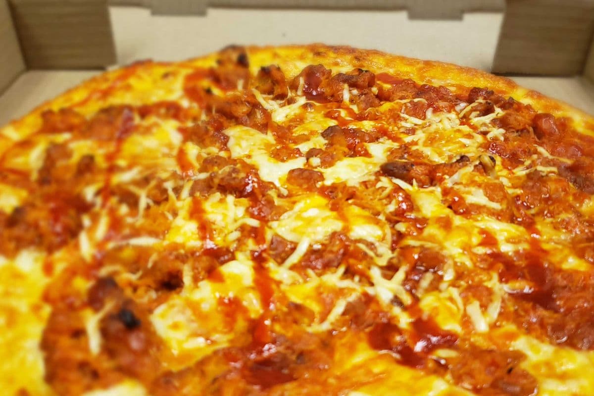 Party Tray Buffalo Chicken Pizza