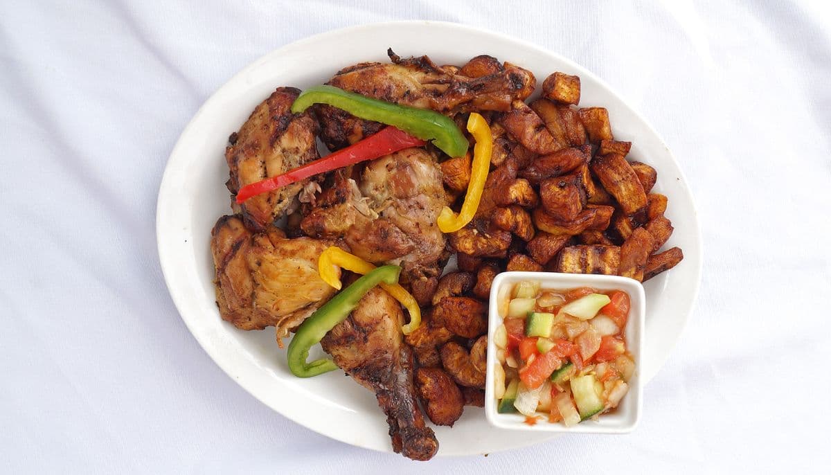 Assiette de poulet braisé / Braised Chicken Plate