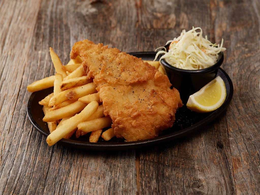 One Piece Beer-Battered Fish & Chips