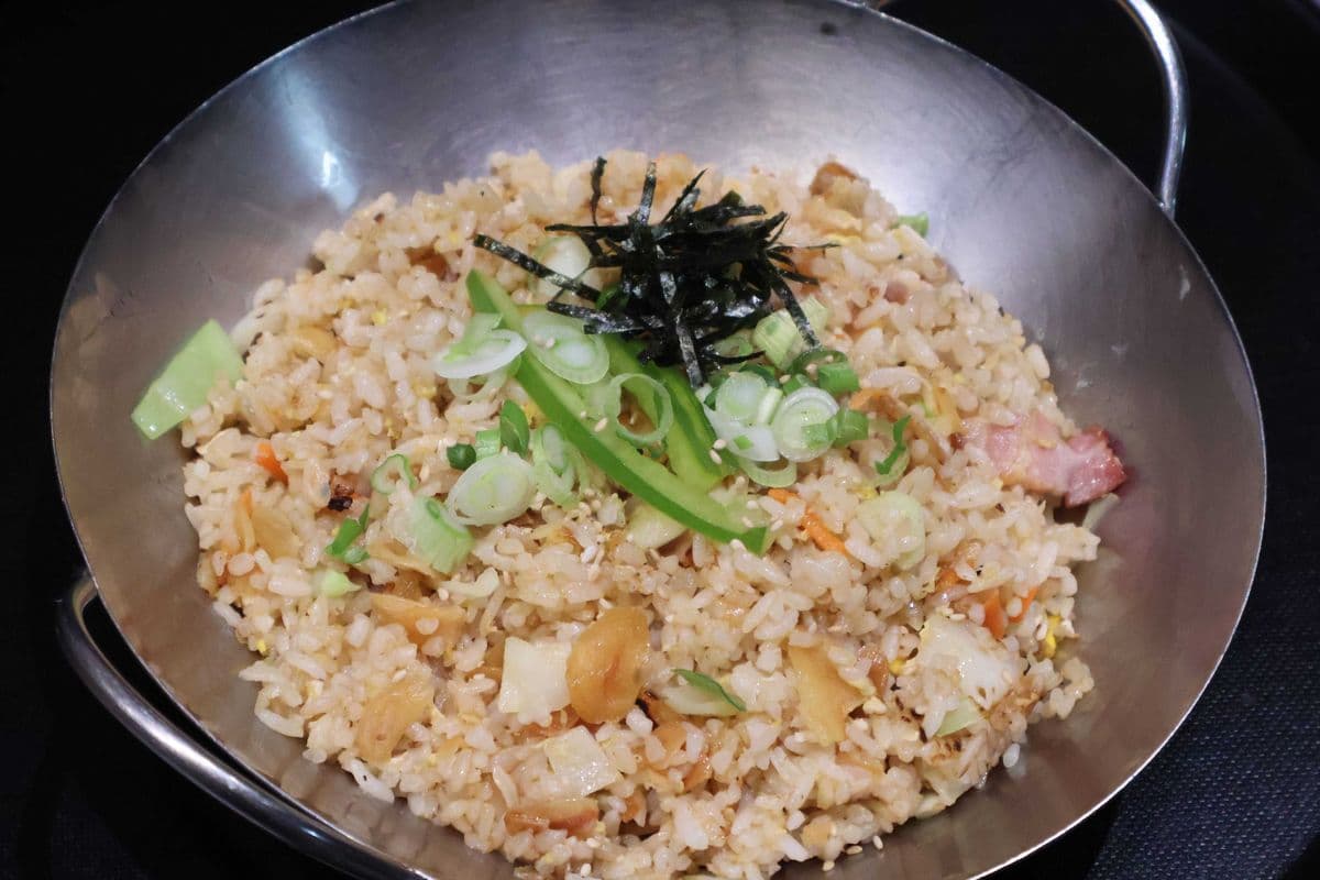 Garlic and Bacon Fried Rice