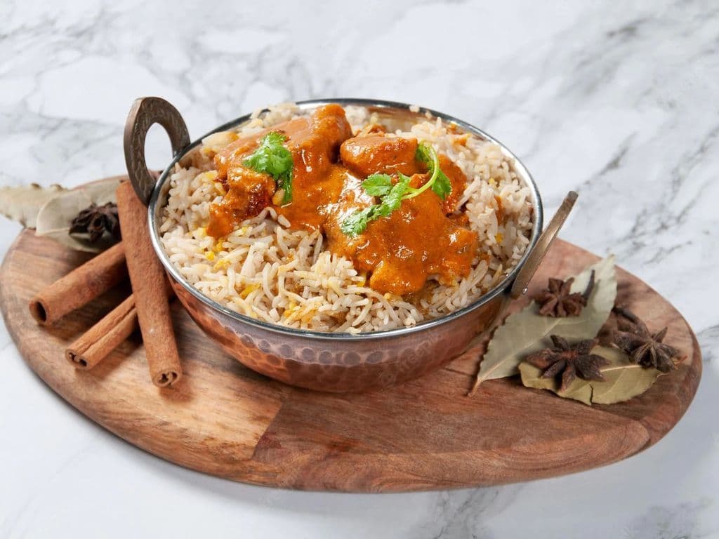 Butter Chicken Biryani