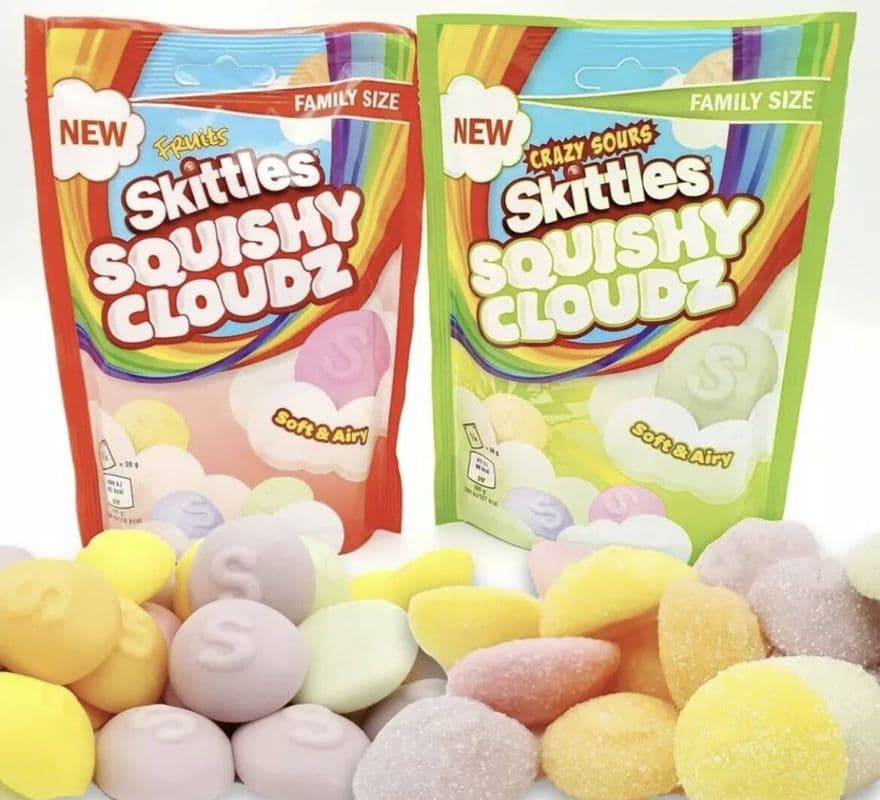 Skittles Squishy Cloudz 94g Assorties/ Assorted