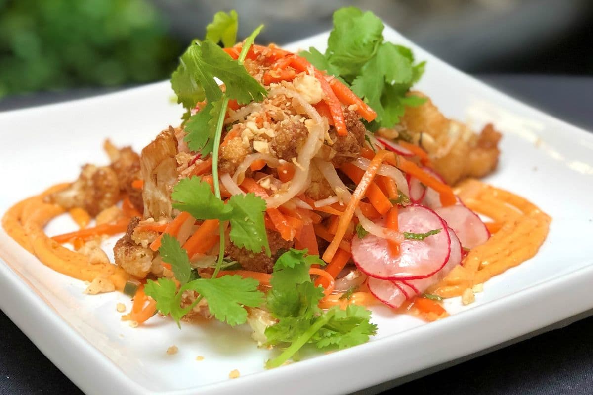 Fried Cauliflower Salad