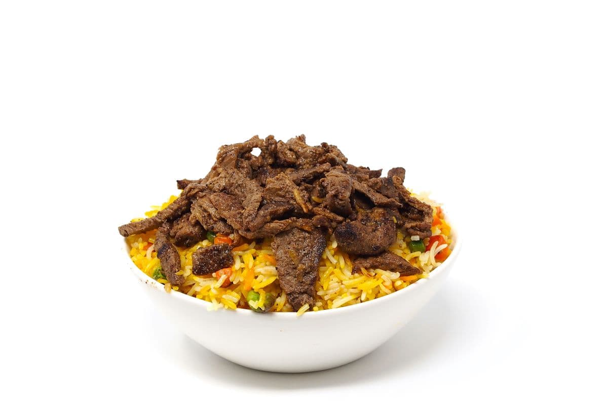 Rice and Beef Shawarma Bowl