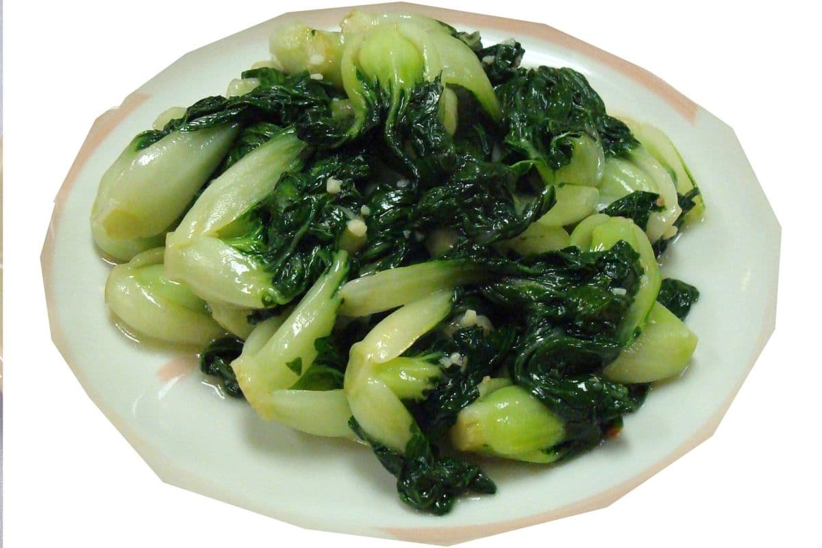 140. Baby Bok Choy with Garlic Sauce 蒜茸炒白菜苗