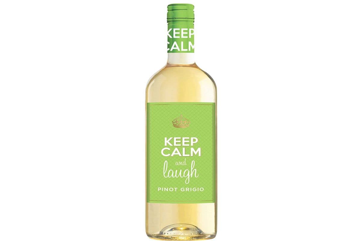 KEEP CALM & LAUGH PINOT GRIGIO 750 ML (1 x 750 ML)