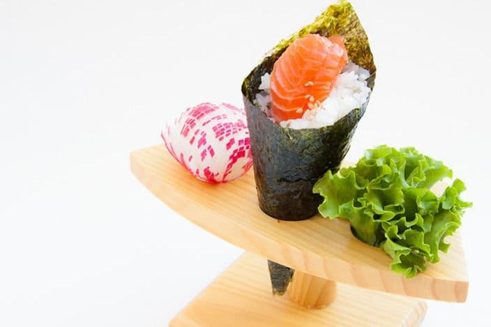 Saumon(1mc)/Salmon(1pc)-handroll