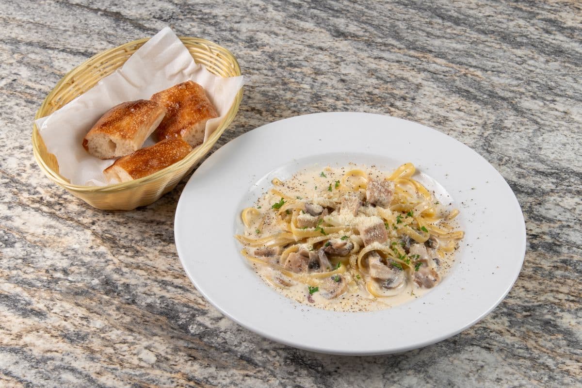 Fettuccine Alla Boscaiola Pasta
