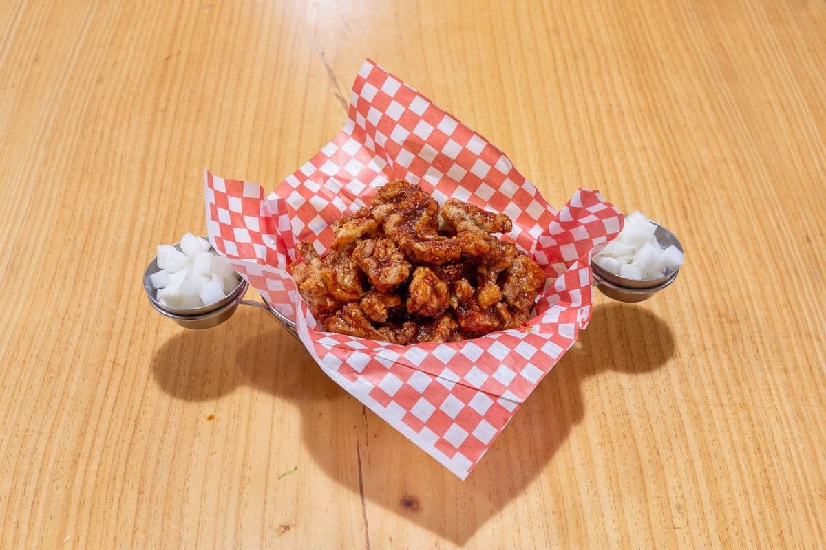 12. Sweet and Spicy Fried Chicken