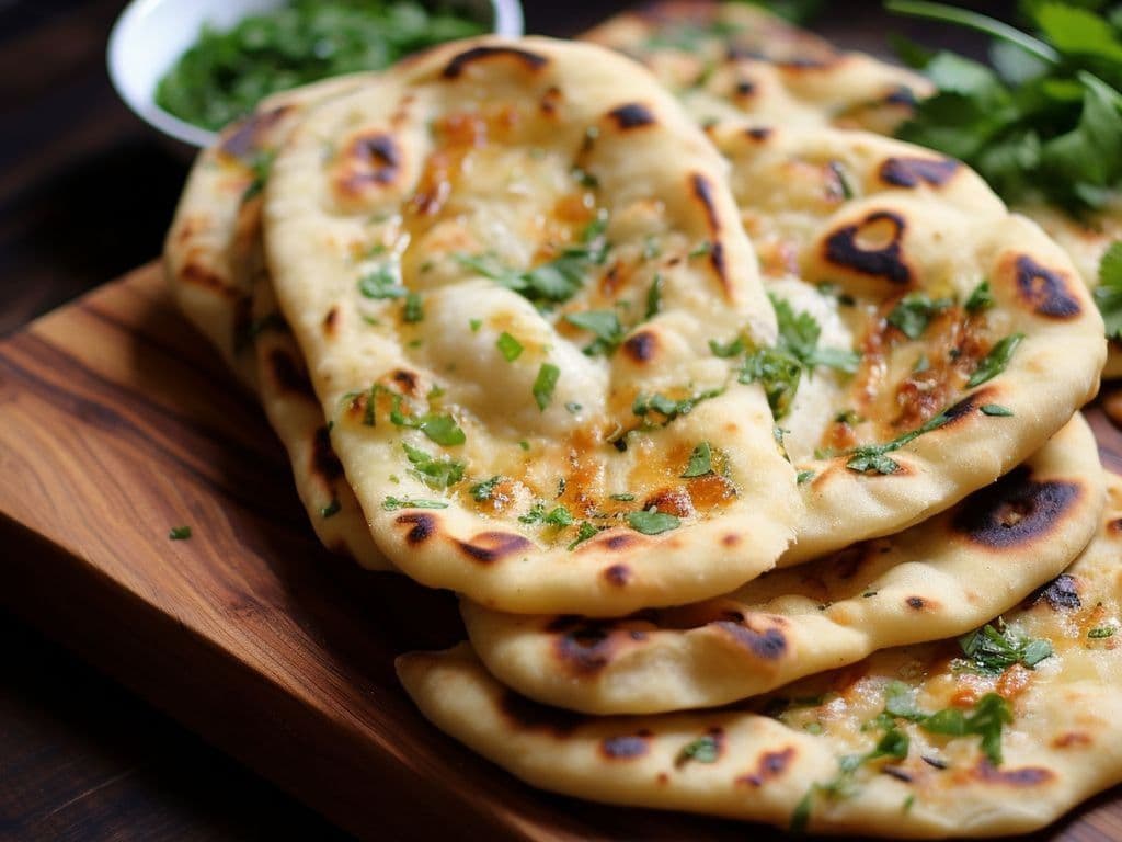 Garlic Naan / Naan à l'ail