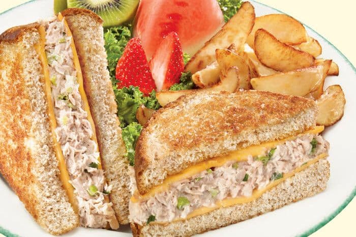 Croque-thon avec pommes de terre