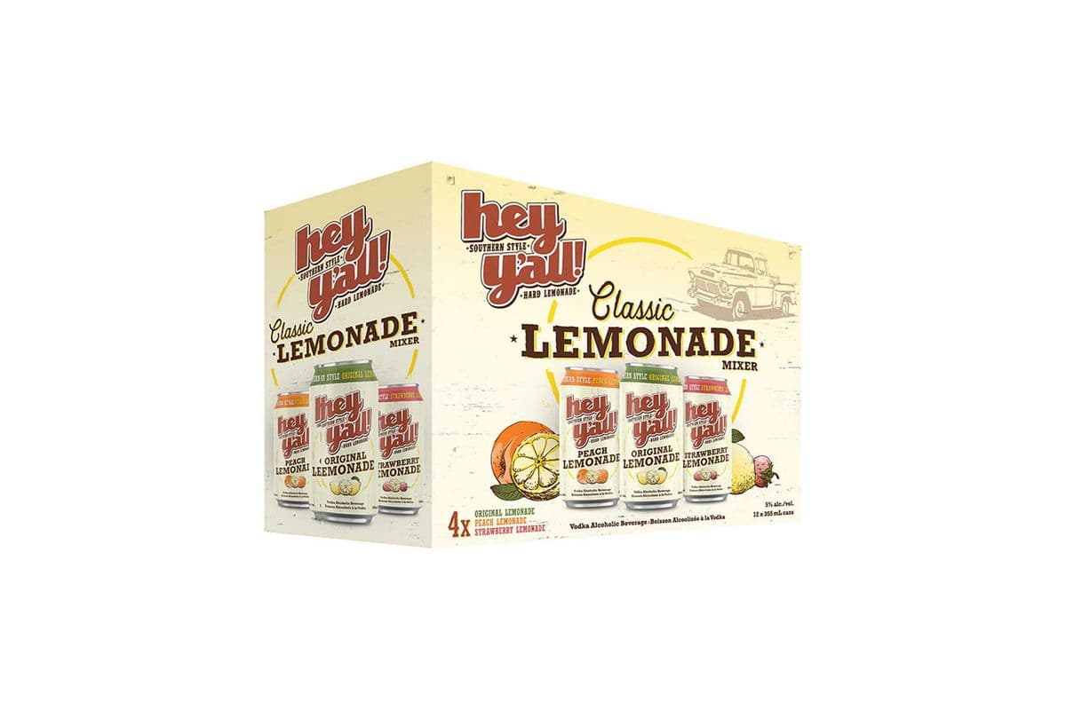 Hey Y'all Lemonade Mixer (12 x 355 ml)