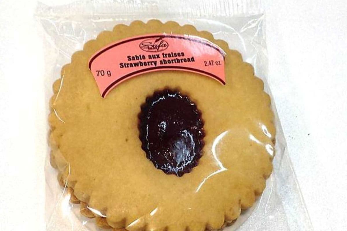 Strawberry shortbread